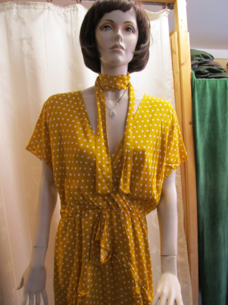 Summer Dress "Spotty" yellow